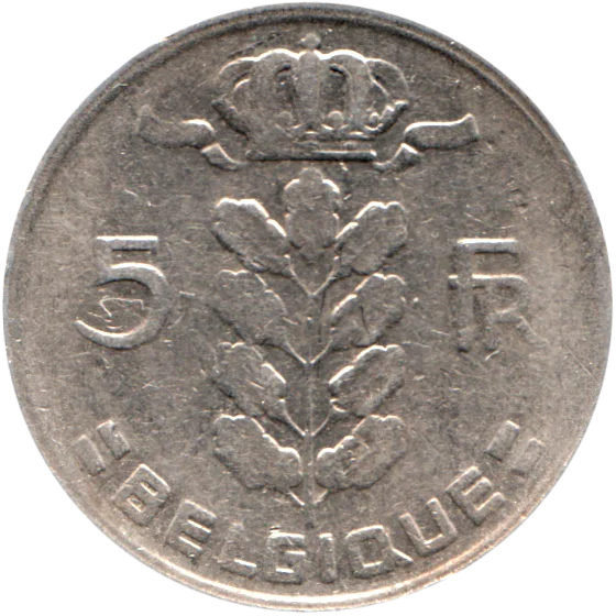 5 Francs, 1965 Reverse