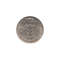 Preview 5 Francs, 1965 reverse