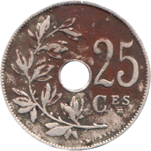 Preview 25 centimes, 1913 reverse