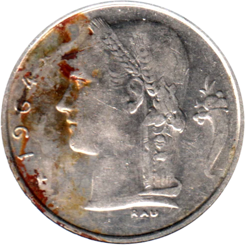 1 Franc, 1964 Obverse