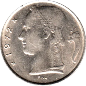 Preview 5 Francs, 1972 obverse
