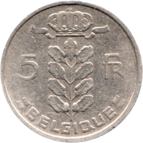 Preview 5 Francs, 1950 reverse