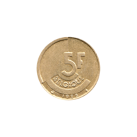 Preview 5 Francs, 1986 reverse