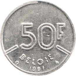 Preview 50 Francs, 1991 reverse