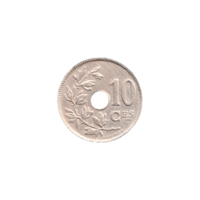 Preview 10 centimes, 1921 reverse