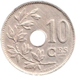 Preview 10 centimes, 1921 reverse