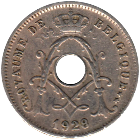 5 centimes, 1928 Obverse