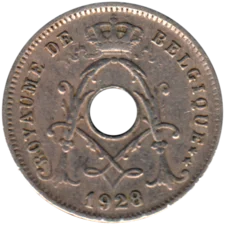 Preview 5 centimes, 1928 obverse