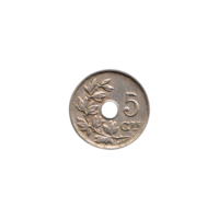 Preview 5 centimes, 1928 reverse