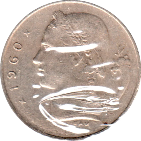 1 Franc, 1960 Obverse