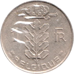 Preview 1 Franc, 1960 reverse
