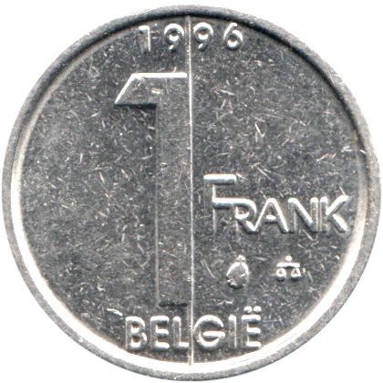 1 Franc, 1996 Reverse