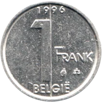 Preview 1 Franc, 1996 reverse