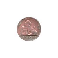 Preview 2 centimes, 1870 reverse
