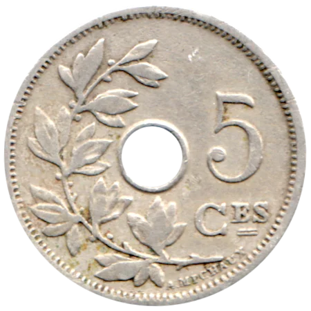 5 centimes, 1905 Reverse