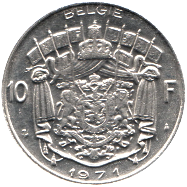 10 Francs, 1971 Reverse