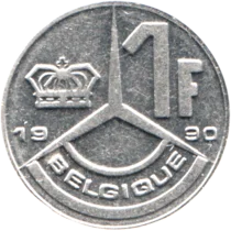 Preview 1 Franc, 1990 reverse