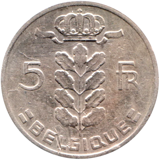 5 Francs, 1966 Reverse