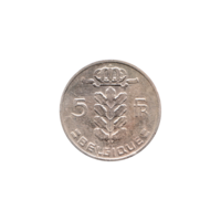 Preview 5 Francs, 1966 reverse