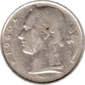 Preview 5 Francs, 1960 obverse