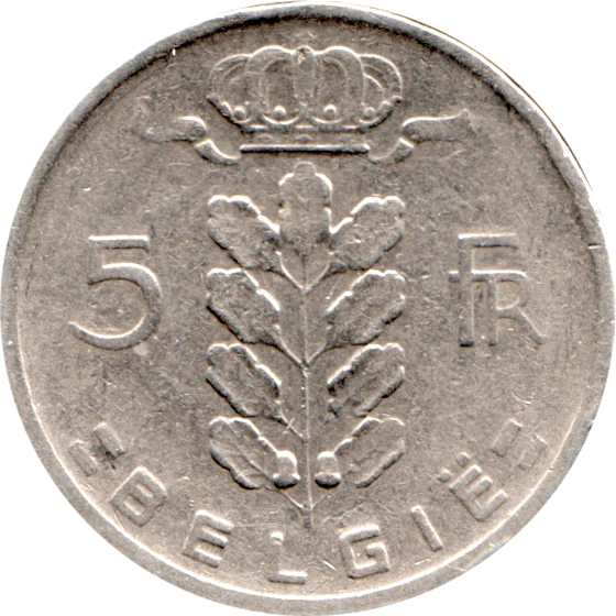 5 Francs, 1960 Reverse