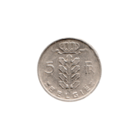 Preview 5 Francs, 1960 reverse