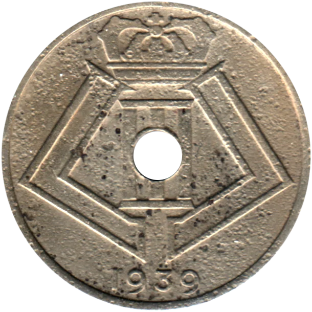 25 centimes, 1939 Obverse