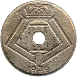 Preview 25 centimes, 1939 obverse