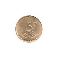 Preview 5 Francs, 1993 reverse