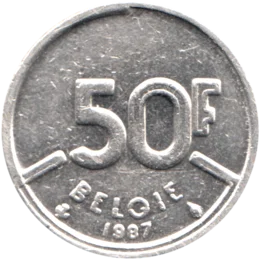 Preview 50 Francs, 1987 reverse