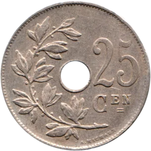 Preview 25 centimes, 1928 reverse