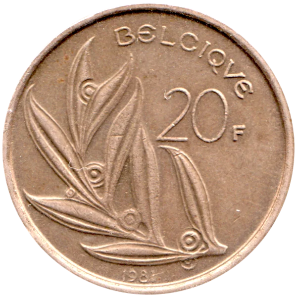 20 Francs, 1981 Reverse