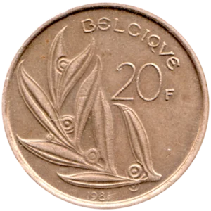 Preview 20 Francs, 1981 reverse