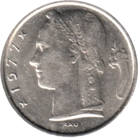 Preview 5 Francs, 1977 obverse