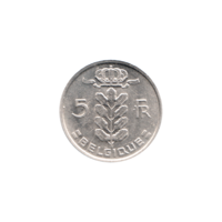 Preview 5 Francs, 1977 reverse