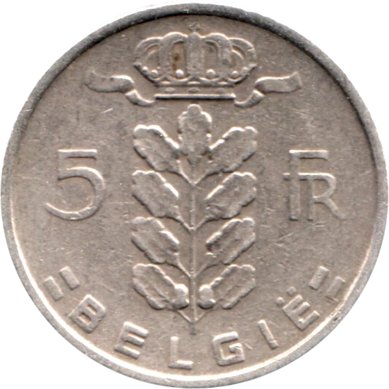 5 Francs, 1950 Reverse