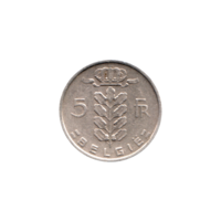 Preview 5 Francs, 1950 reverse