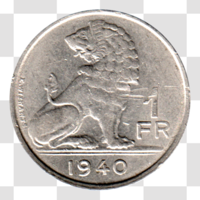 Preview 1 Franc, 1940 reverse