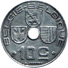 Preview 10 centimes, 1944 reverse
