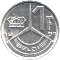 Preview 1 Franc, 1991 reverse