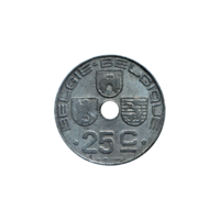 Preview 25 centimes, 1946 reverse