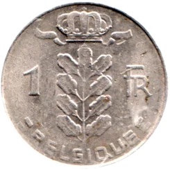 Preview 1 Franc, 1976 reverse
