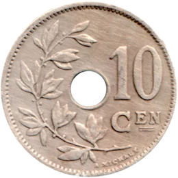 Preview 10 centimes, 1922 reverse