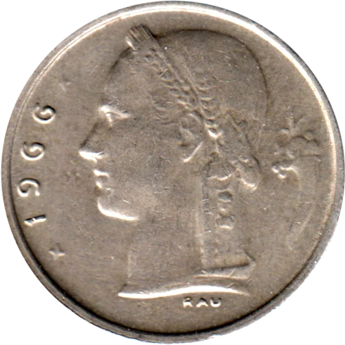1 Franc, 1966 Obverse