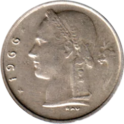 Preview 1 Franc, 1966 obverse