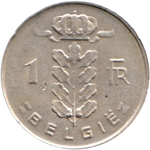 1 Franc, 1966 Reverse