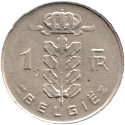 Preview 1 Franc, 1966 reverse