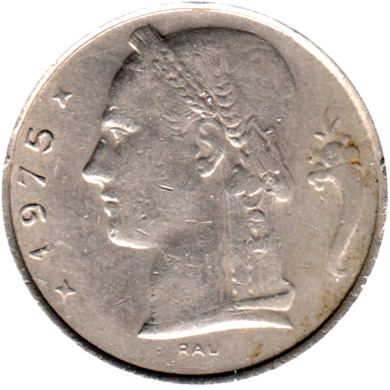 5 Francs, 1975 Obverse