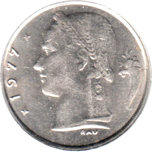 1 Franc, 1977 Obverse