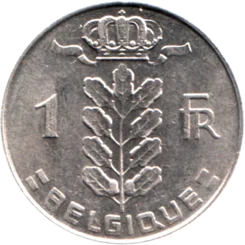 Preview 1 Franc, 1977 reverse